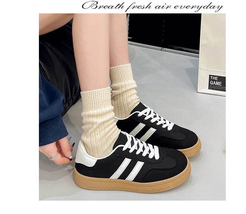 Women's Trendy Platform Sneakers – Casual Comfort