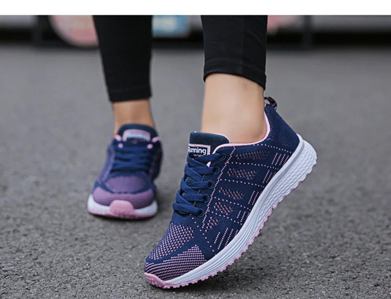 Women Casual Shoes Fashion Breathable Walking Sneakers: