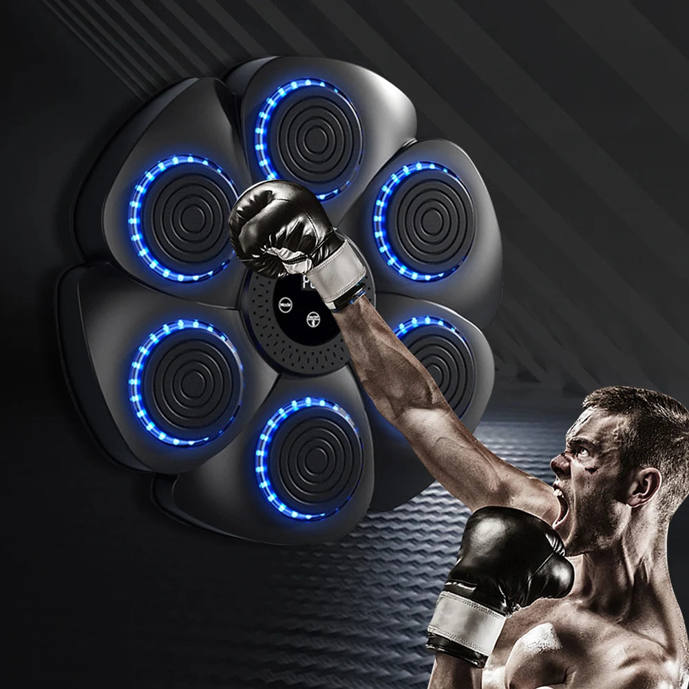 Music Boxing Machine – Adjustable Smart Bluetooth Boxing Wall Target