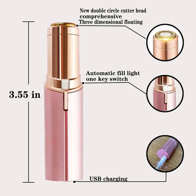 2024 New USB Electric Mini Epilator & Eyebrow Trimmer for Women