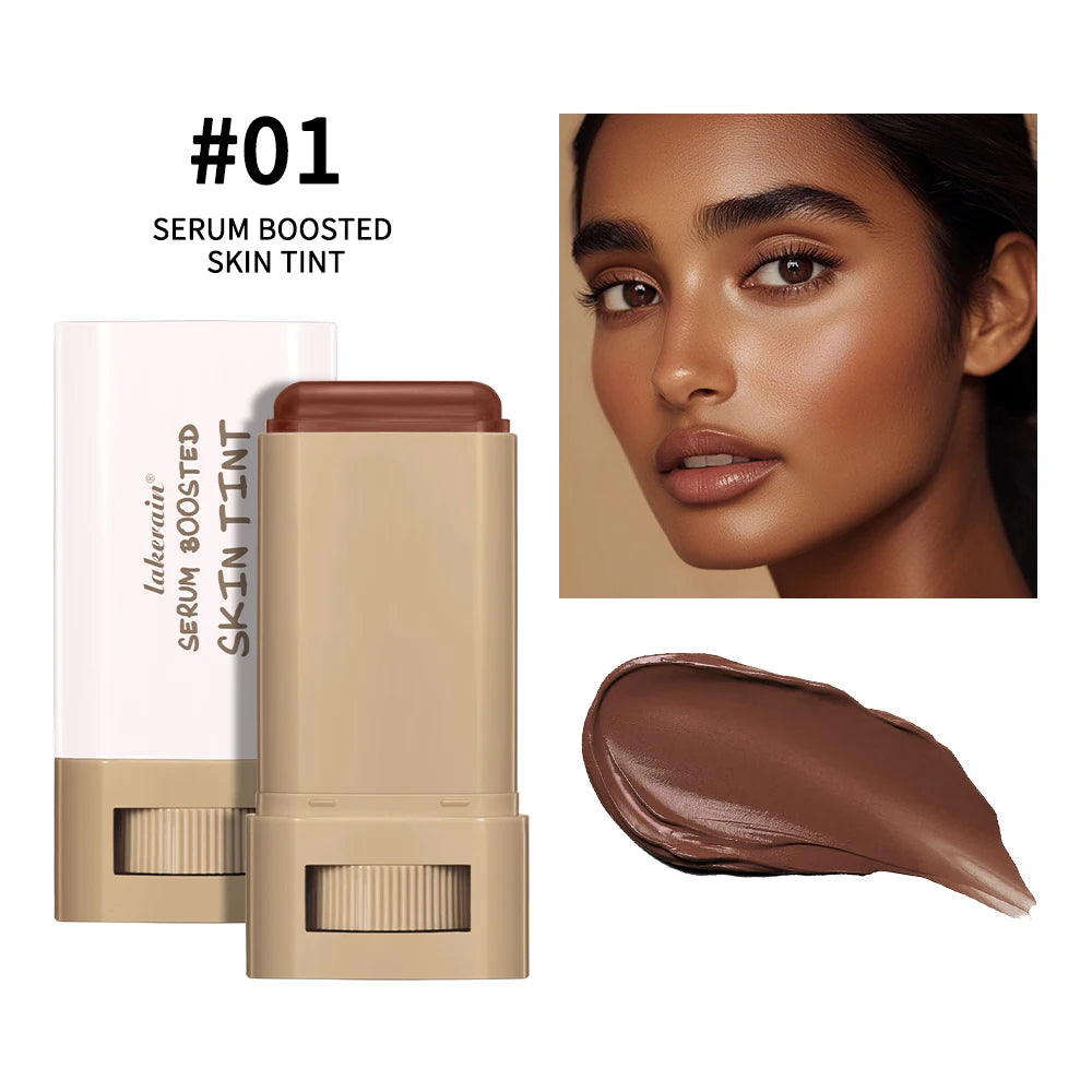 Stick Foundation Balm Serum - Boosted Skin Tint & High Coverage