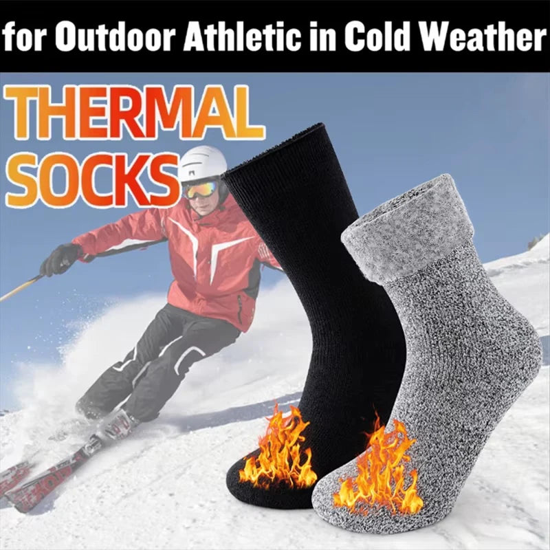 2 Pairs Pack Winter Thermal Socks: