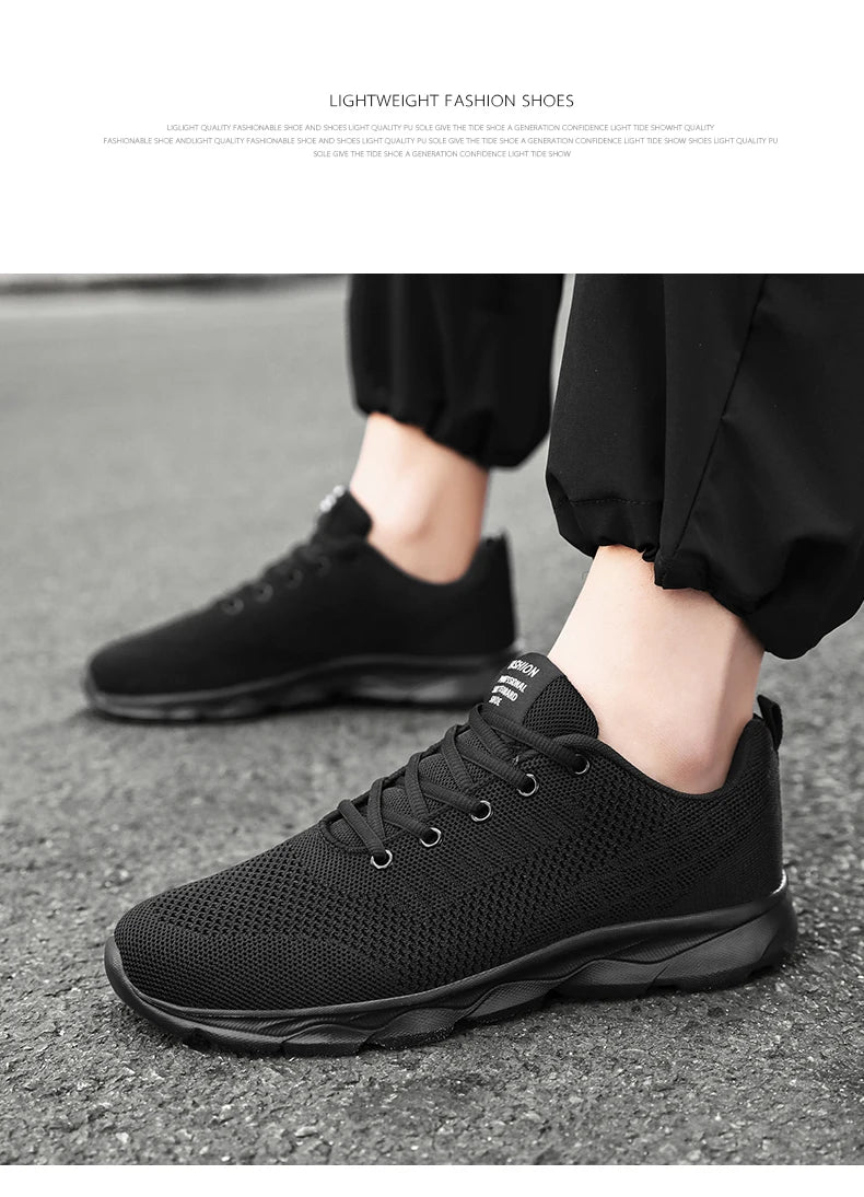 Men's Lightweight Breathable Casual Sneakers – Summer Running Shoes