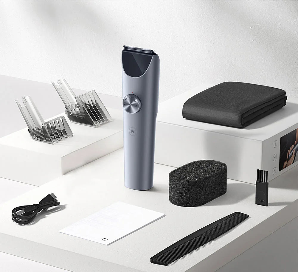 XIAOMI MIJIA Hair Trimmer Machine Hair Clipper1/2 IPX7 Waterproof Professional Cordless Men Electric Hair Cutting Barber Trimmer