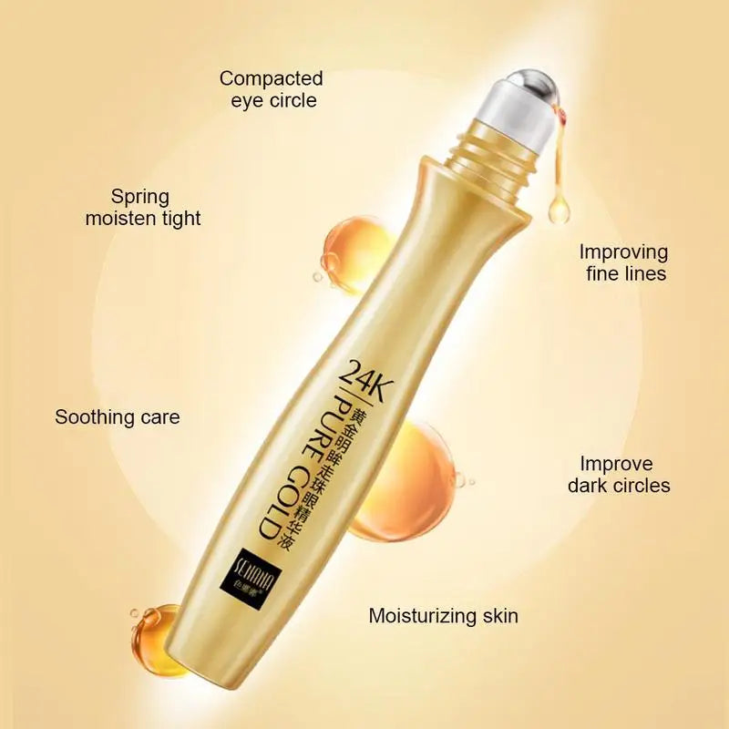 24K Gold Bright Eye Roller Eye Cream: