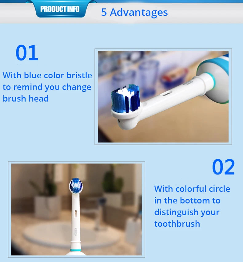 Oral B Electric Toothbrush Adult Rotation Clean Teeth Charging Tooth Brush 3D Whiten Teeth Oral Care Brush With Gift Brush Heads