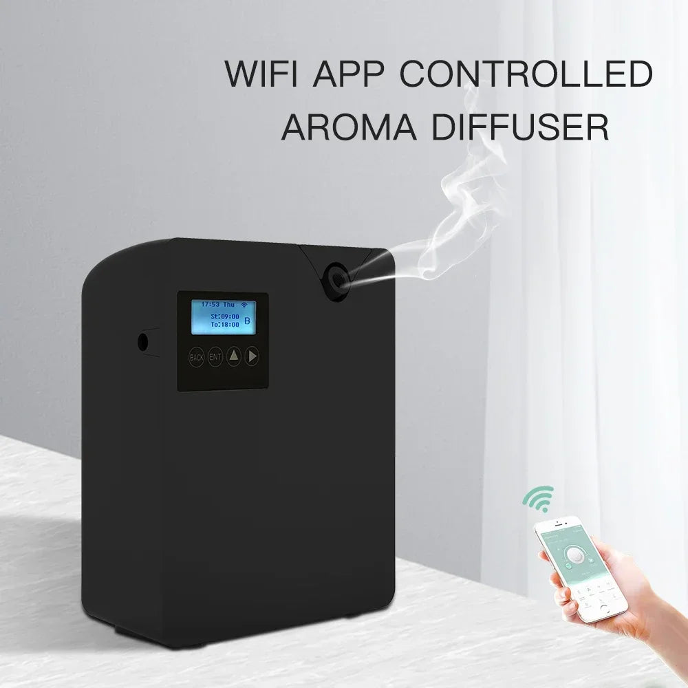 Smart Waterless Aroma Diffuser 300ml with Wi-Fi Control