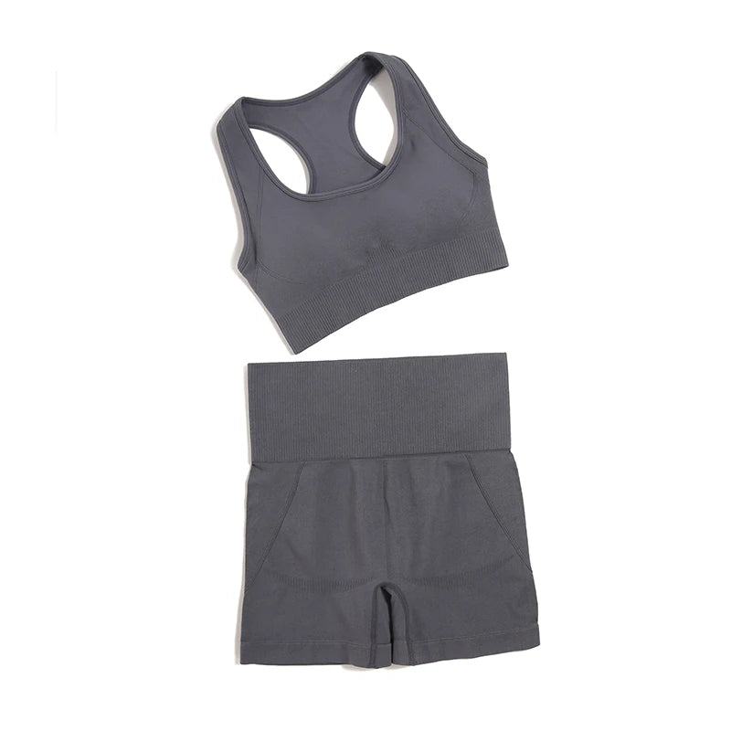 : WAREBALL Seamless Yoga Set – 2/3/4pcs Gym Outfit