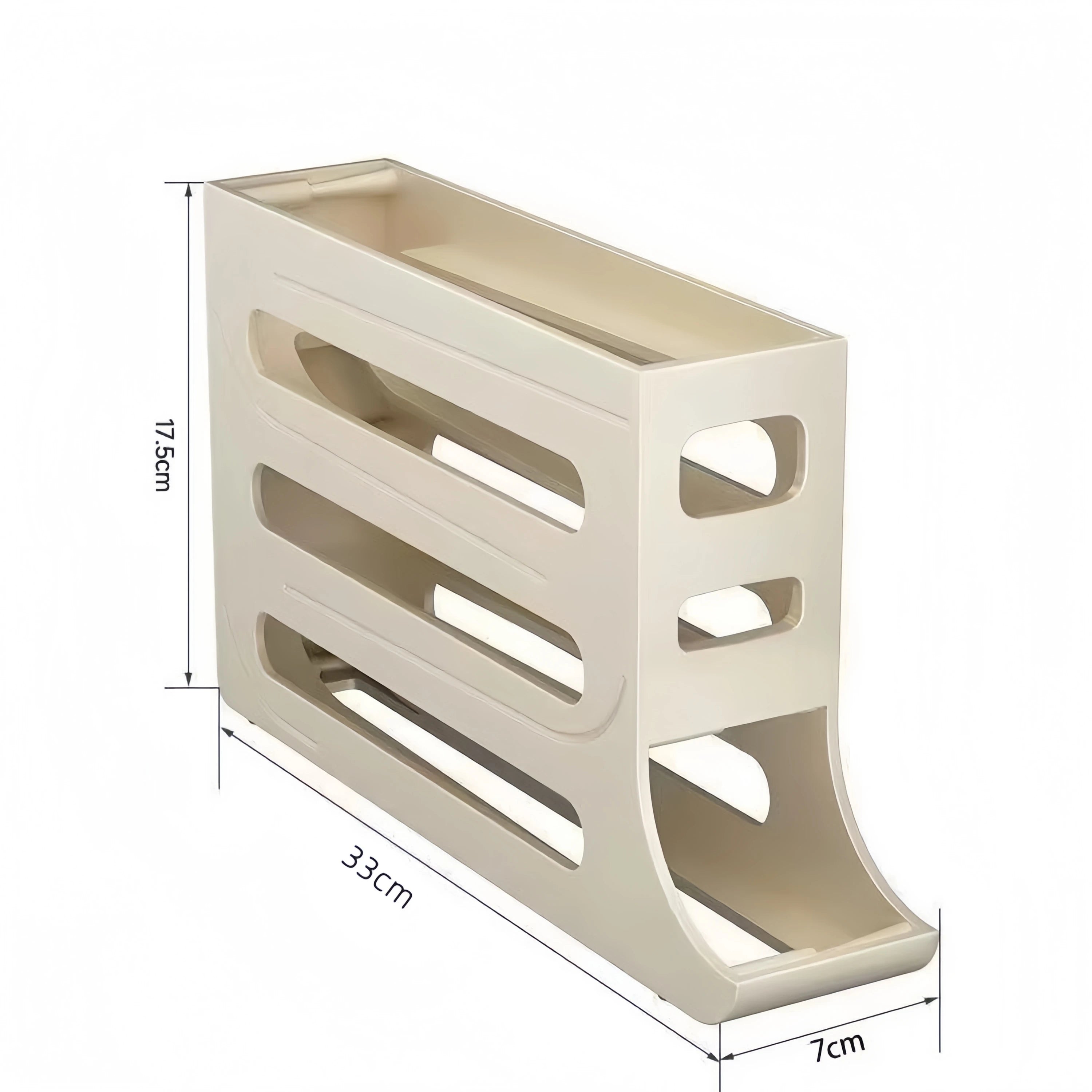 4-Layer Automatic Rolling Egg Storage Box