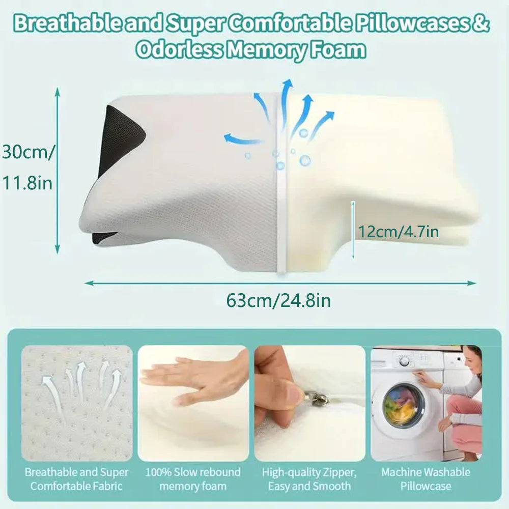 🦋 Butterfly Memory Foam Neck Pillow