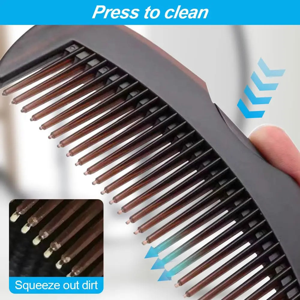 Self-Cleaning Anti-Static Dandruff Removal Scalp Comb