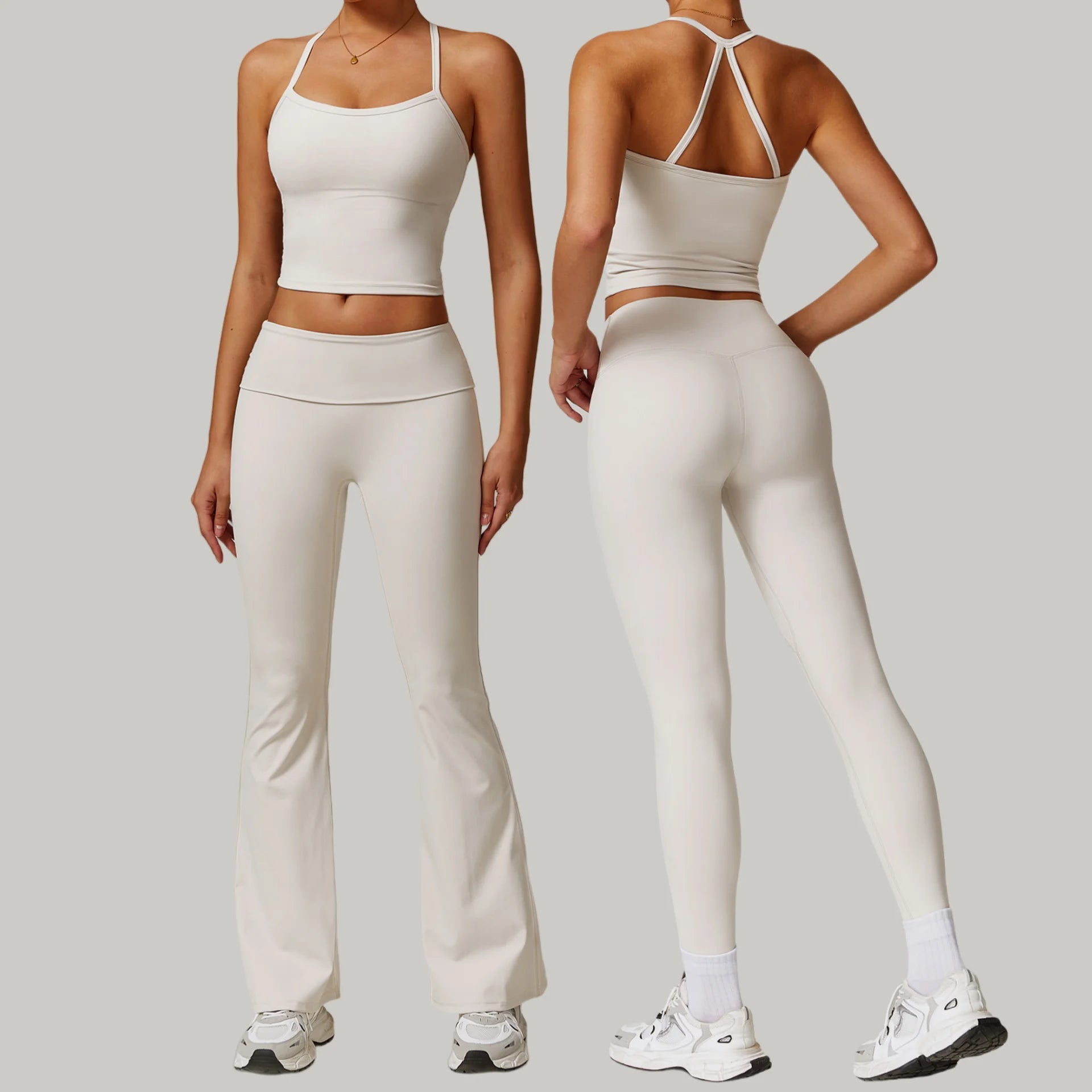 2-Piece Gym Yoga Set – Sports Bra & High-Waist Leggings