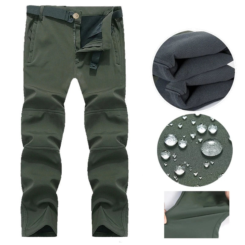 Men's Softshell Tactical Waterproof Jacket & Pants Set