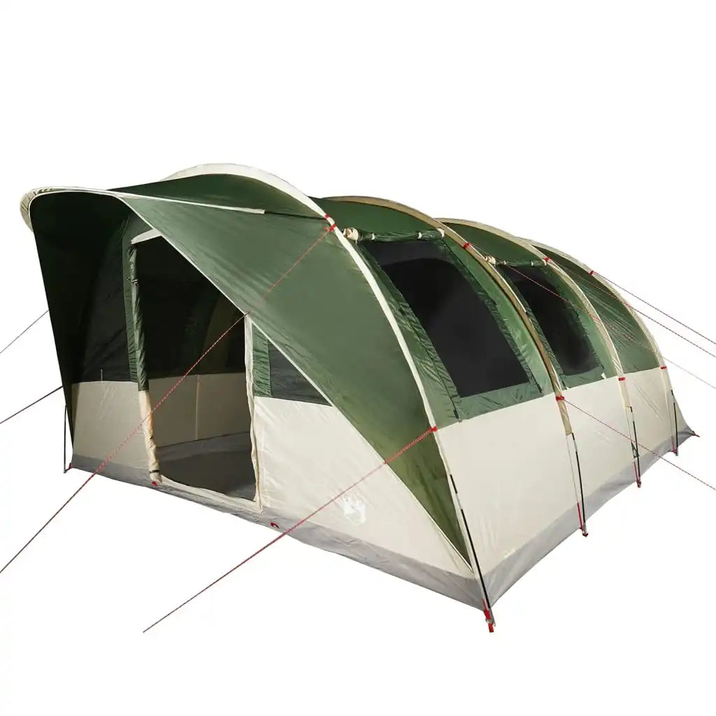 5-Person Waterproof Tunnel Camping Tent – 185T Polyester, 2 Bedrooms, 4 Windows