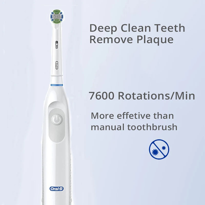 Oral B Electric Toothbrush 5010 Brush for Adult Rotation Precision Clean Teeth Soft Bristle Gum Care Teeth Brush With Refills