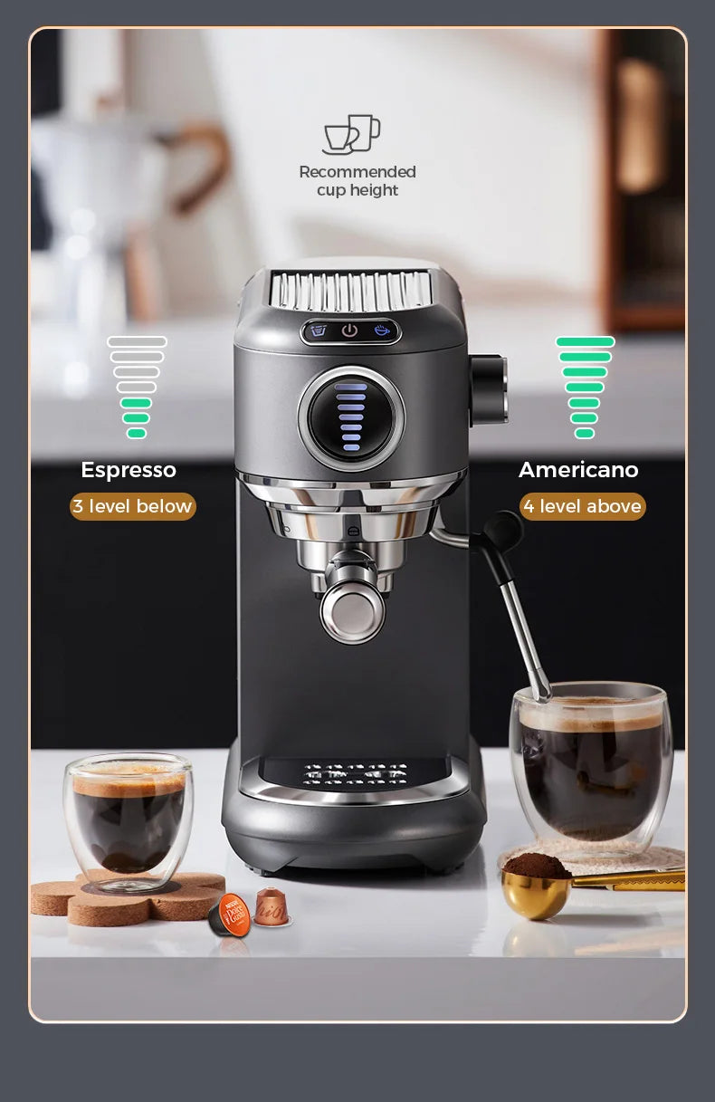 Cafelffe 4-in-1 Coffee Maker – Hot & Cold Espresso & Cappuccino Machine