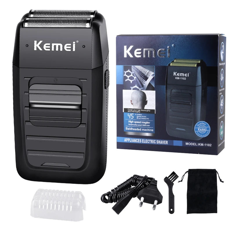 Kemei Rechargeable Cordless Shaver for Men – KM-1102