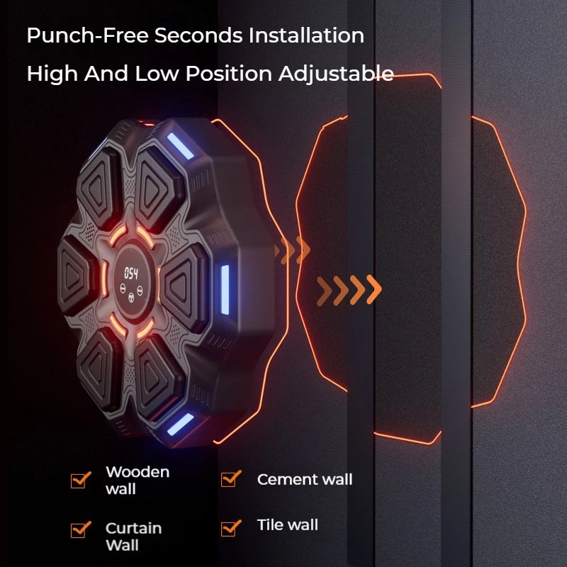 Music Boxing Machine - Smart Bluetooth Wall-Mounted Trainer, feel free to ask!