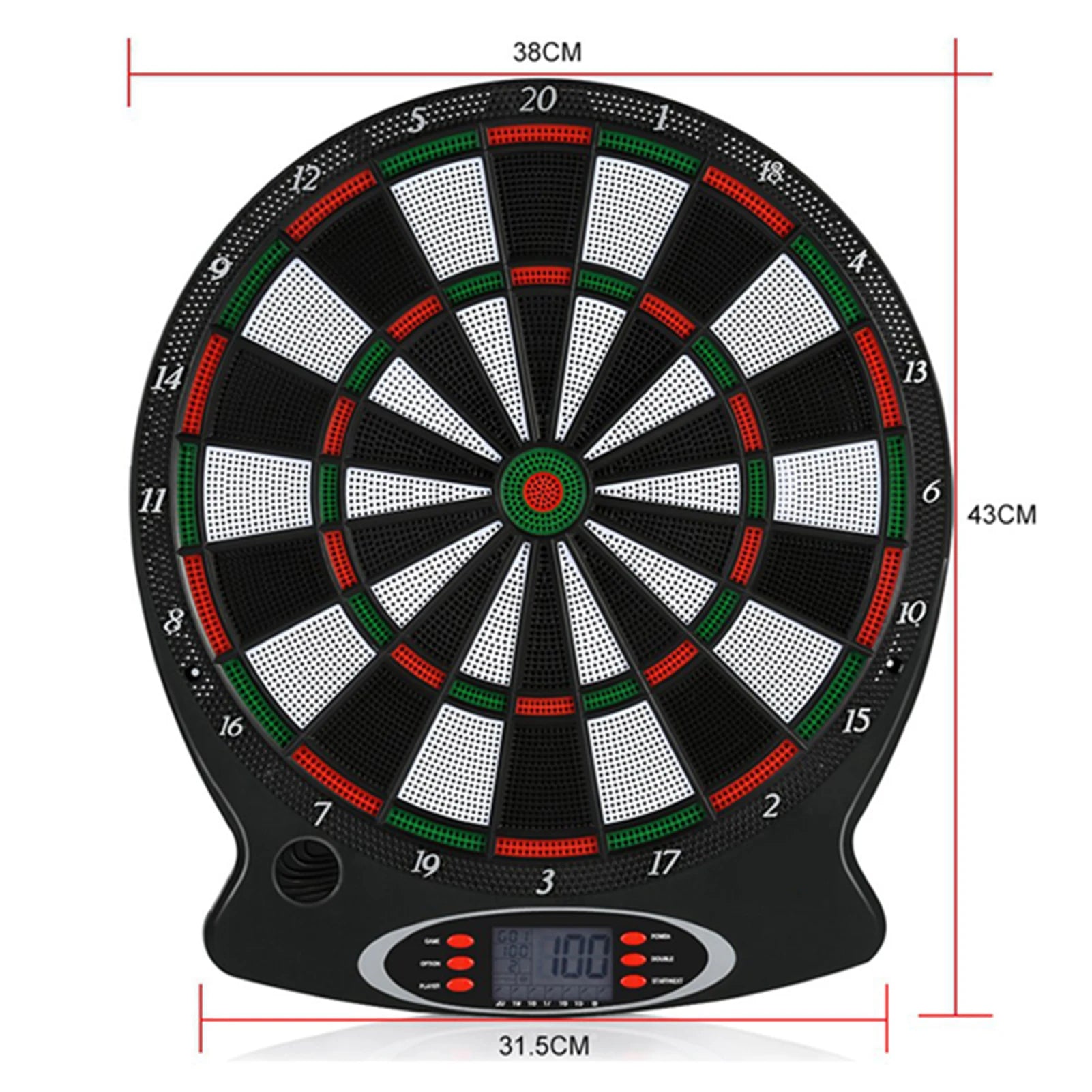 1pc Professional Electronic Hanging Dartboard LCD Scoring Indicator Dart Game With 6pcs Darts