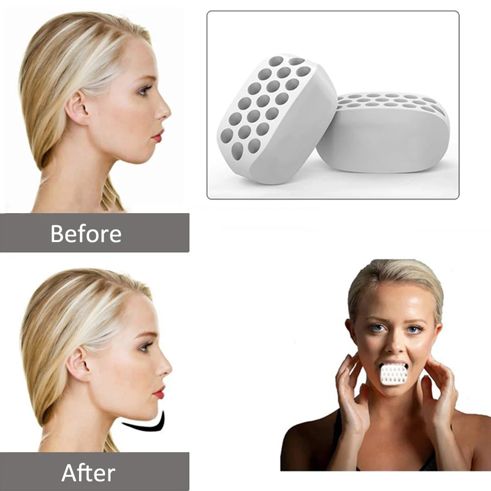 2Pcs Jaw Exerciser Ball – Facial Muscle Exercise Tool