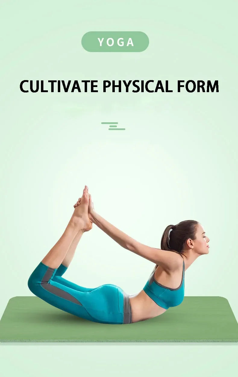 15MM Thick Non-Slip Yoga Mat – High-Density Fitness Support