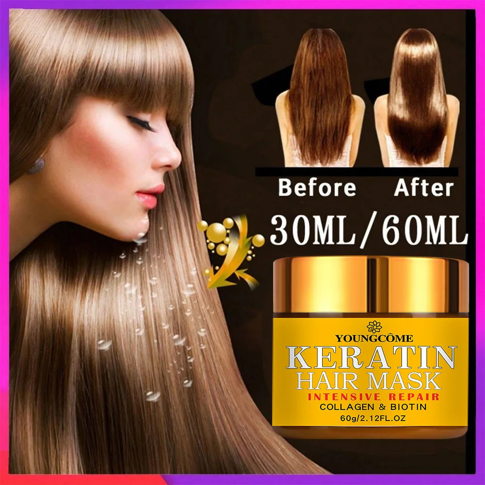 Biotin Collagen Keratin Hair Repair Mask