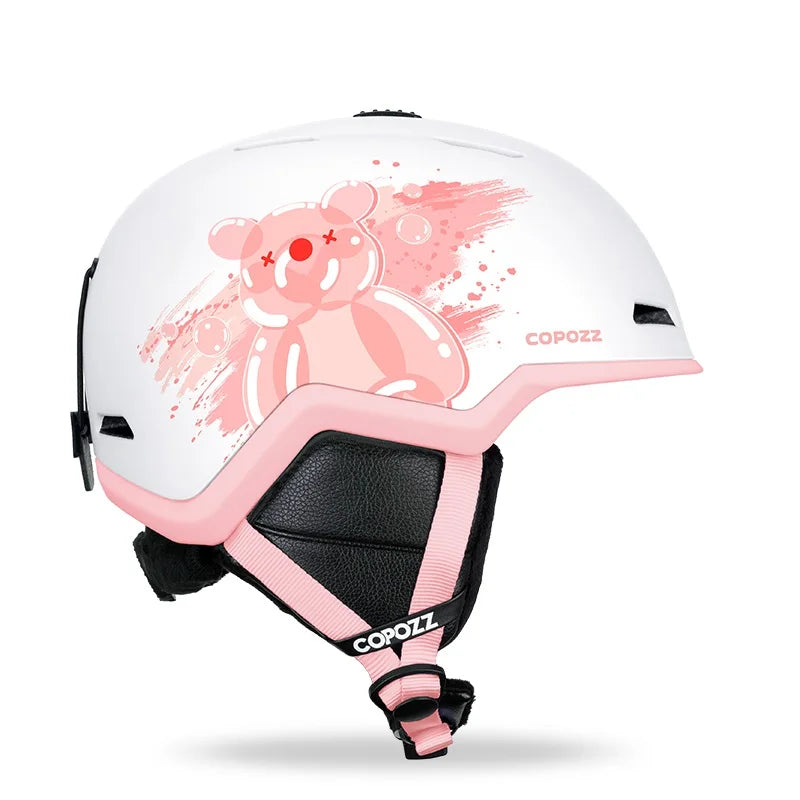 COPOZZ Ski Helmet – Half-Covered Safety Helmet