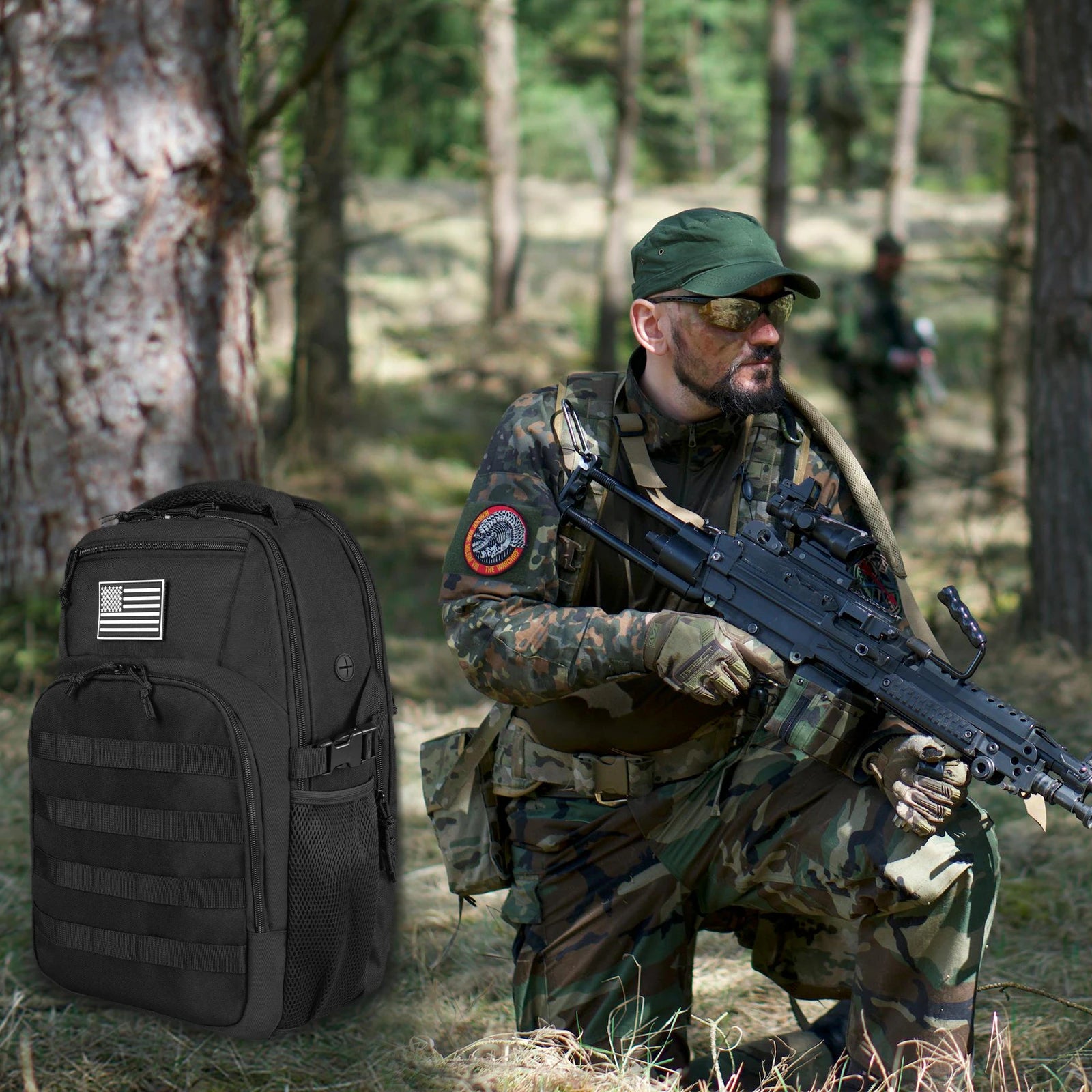 25L/35L/50L Tactical Backpack – Waterproof Outdoor Rucksack for Men