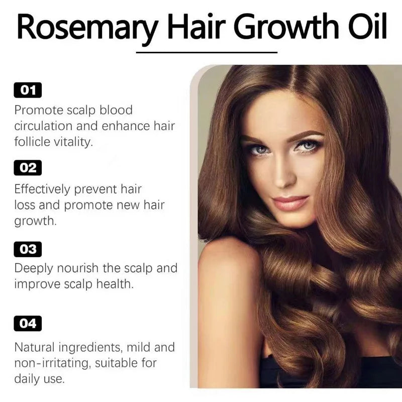 : 60ml Rosemary & Lavender Hair Growth Oil