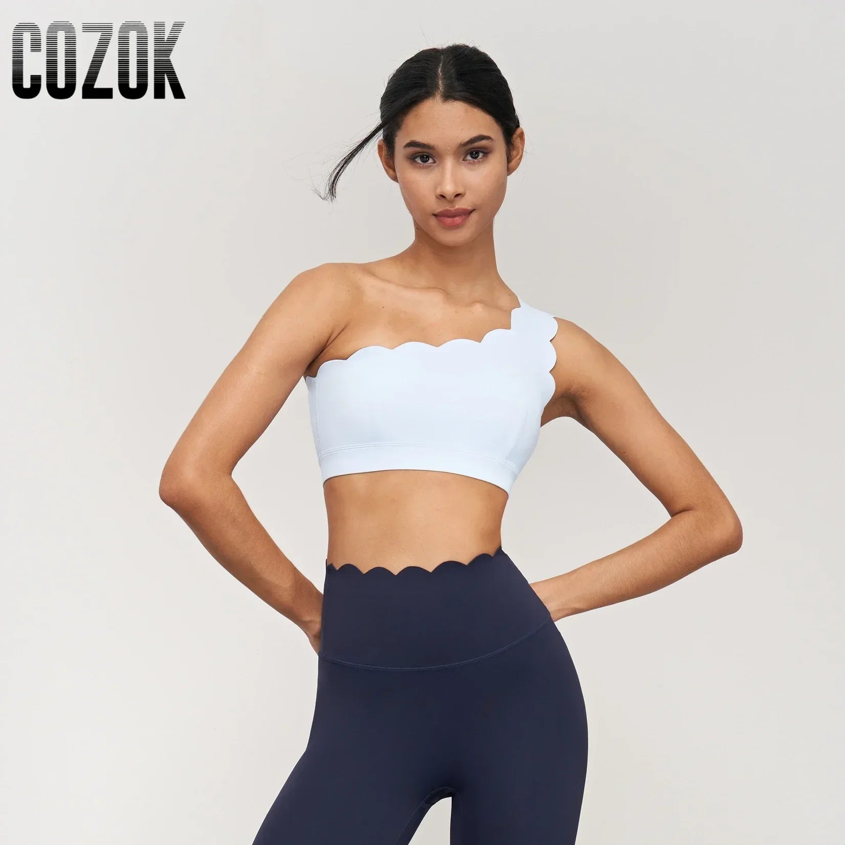 Women's Seamless Lycra Workout Set – Sports Bra, Leggings & Skirt