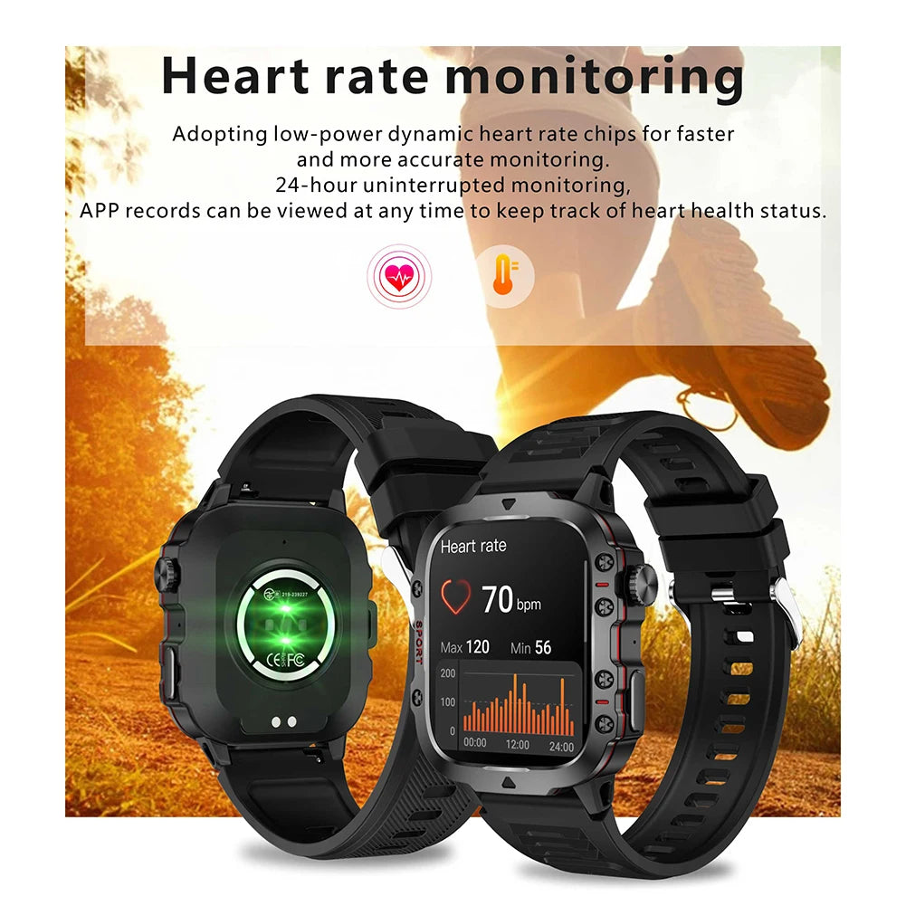 Touch Screen Men Smart Watch 3ATM