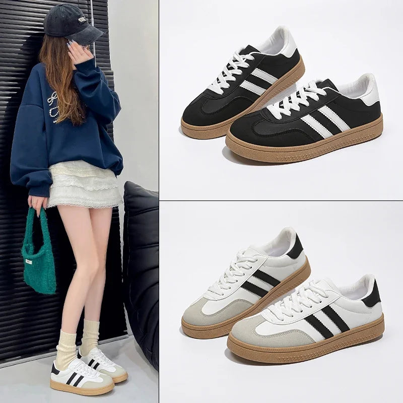 Women's Trendy Platform Sneakers – Casual Comfort