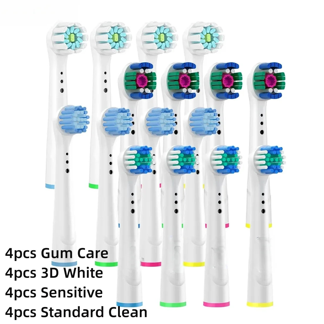 Upgrade Your Oral Care with 16/20PCS Brush Heads for Oral B Electric Toothbrush!