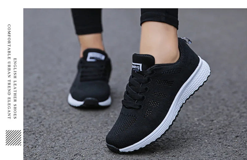 Women Casual Shoes Fashion Breathable Walking Sneakers: