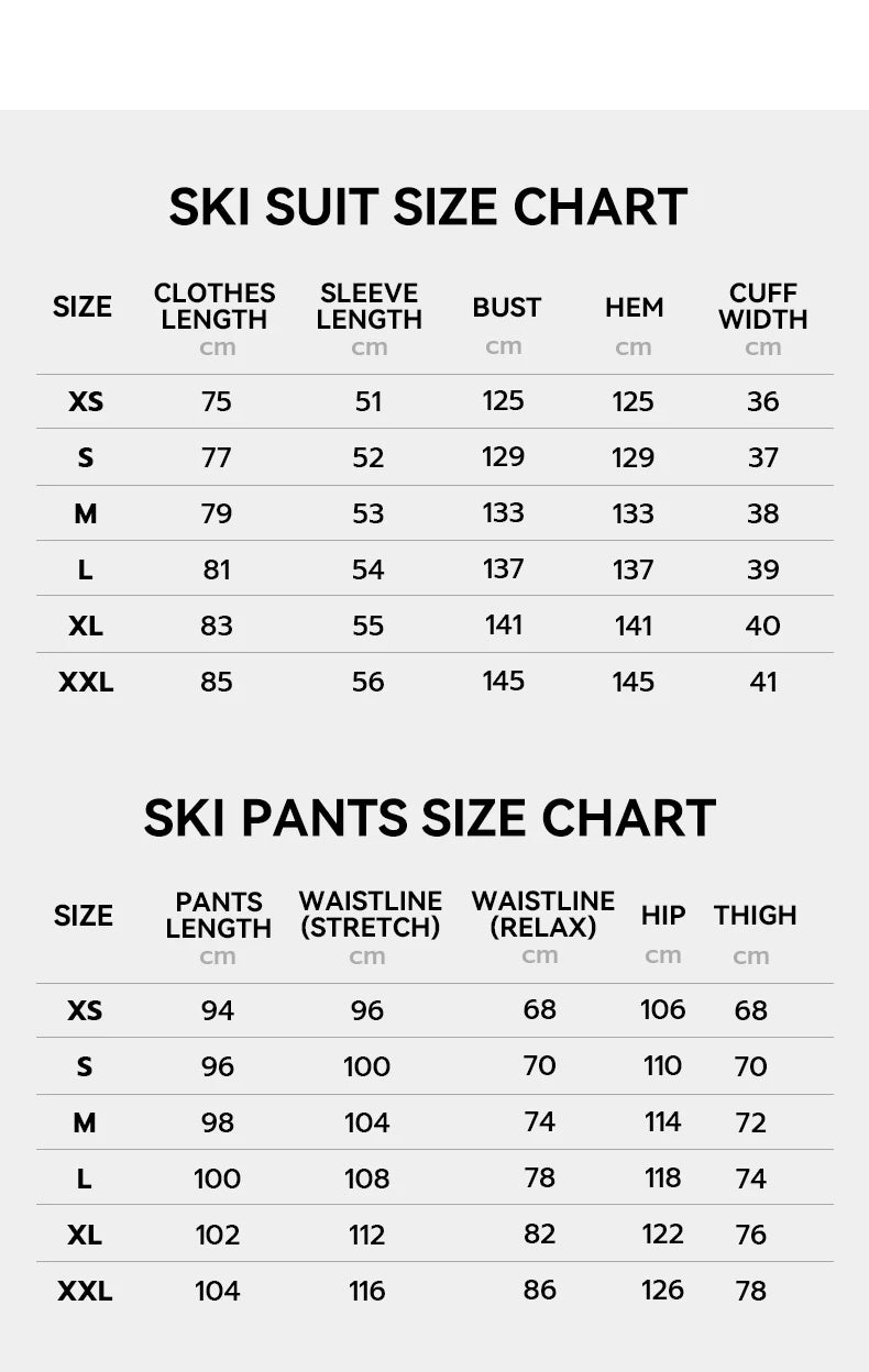 VECTOR Ski Wear Women Man Hooded Sweater Reflective Trend Ski Wear Thickened Warmth and Waterproof Ski Equipment Ski Suit Women