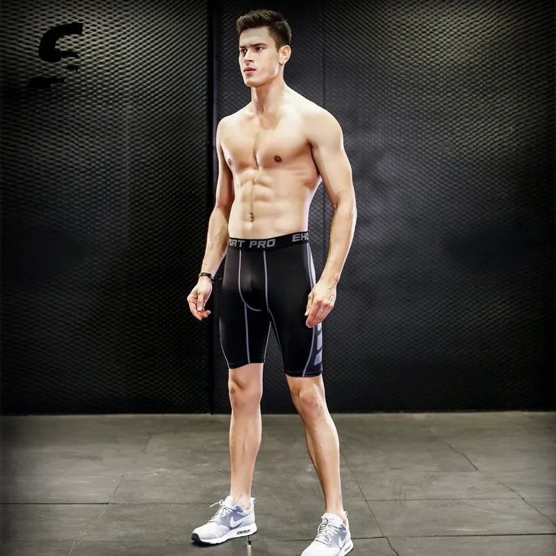 Men's Quick-Dry Compression Gym Shorts