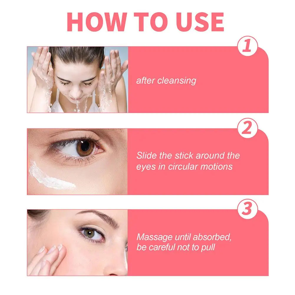 Retinol Eye Cream Lightening Dark Circles Firming Skin Instant Eye Repair Serum Stick for women Women Eyes Care