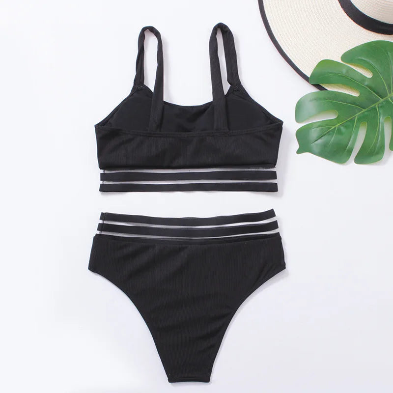 Women’s Push-Up Tank Top Bikini Set