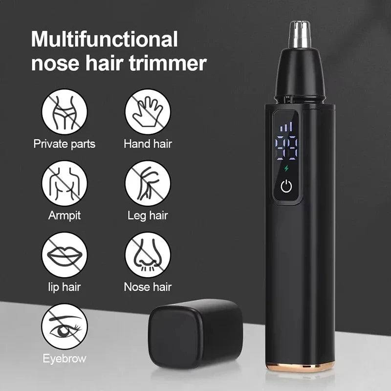 Xiaomi MIJIA Electric Nose Hair Trimmer – USB Charging with LED Display