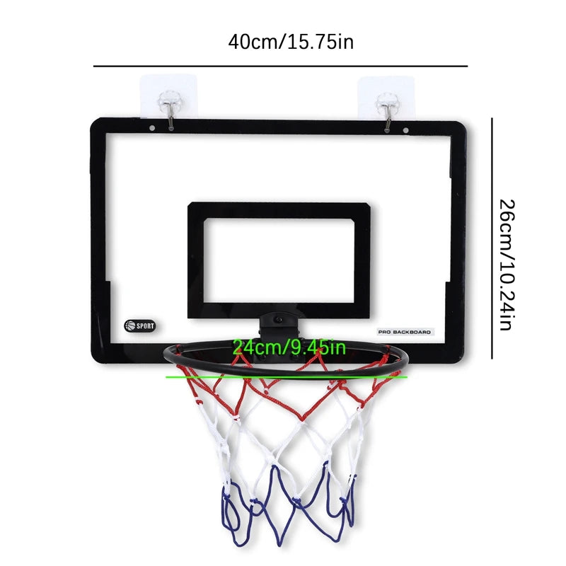 1Set Indoor Basketball Hoop – Safe & Fun Game for Kids' Home Exercise