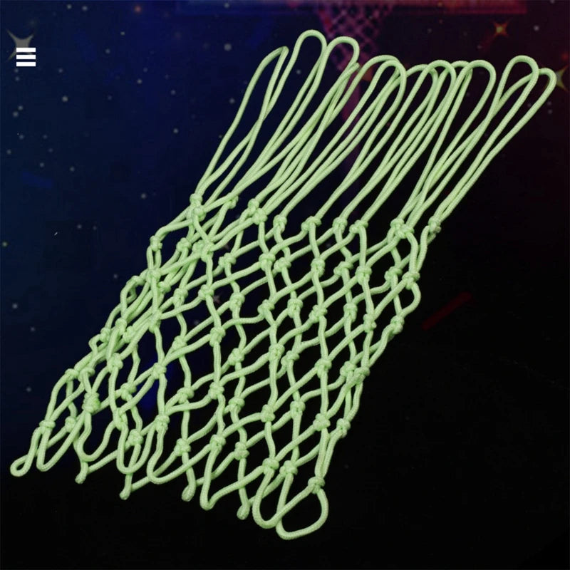 Glow in The Dark Basketball Net – Night Visible Hoop Rim Replacement