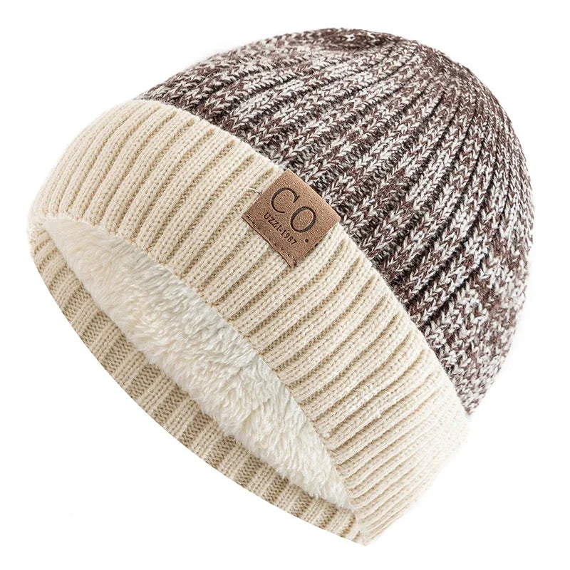 New Unisex Two-Tone Winter Hats: