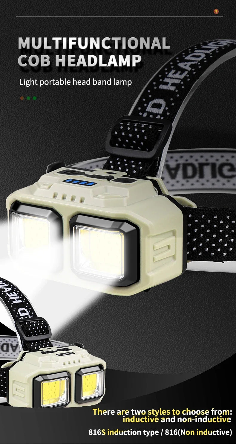 Fishing Rechargeable LED Headlamp: