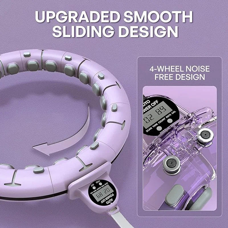 Smart Weighted Hula Hoop with Counter & Adjustable Design