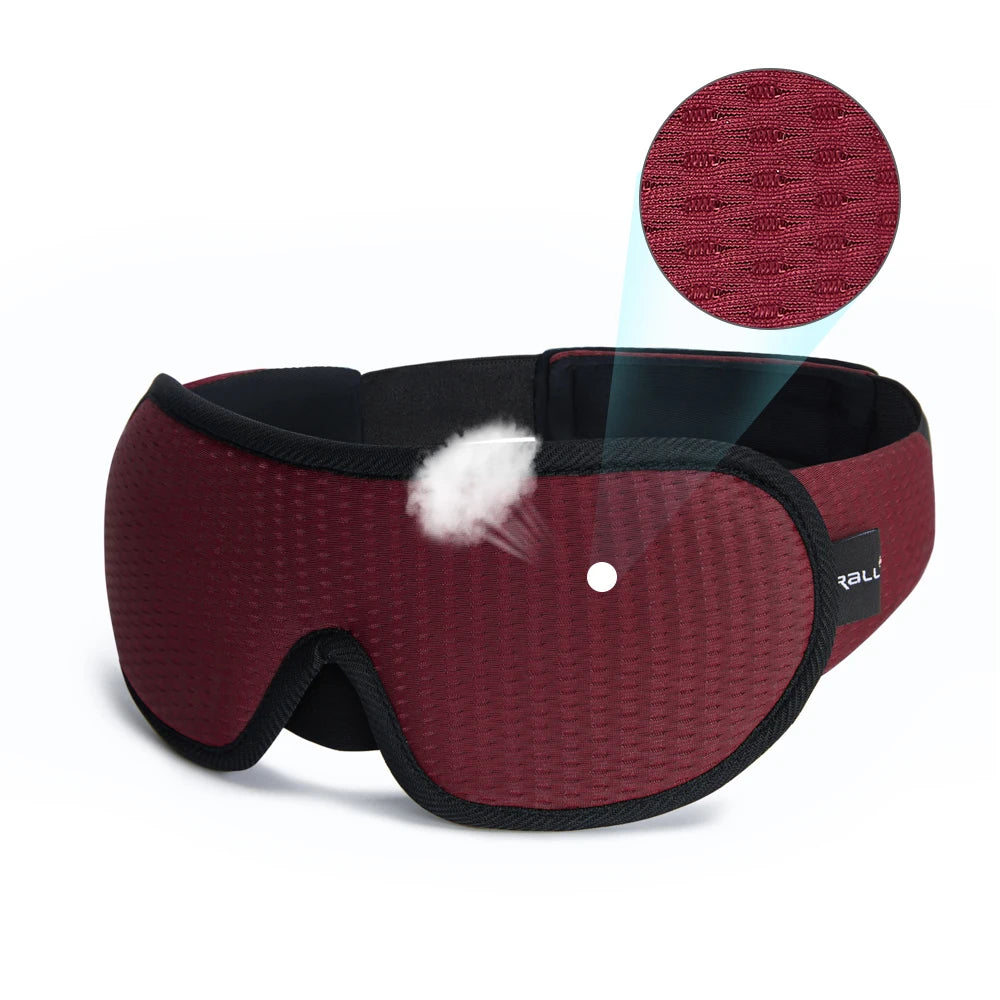 3D Sleeping Mask Block Out Light Soft Padded Sleep Mask