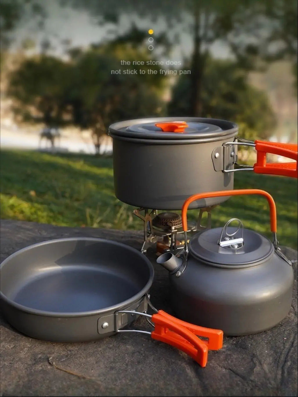 Camping Cookware Kit – Lightweight Aluminum Outdoor Cooking Set