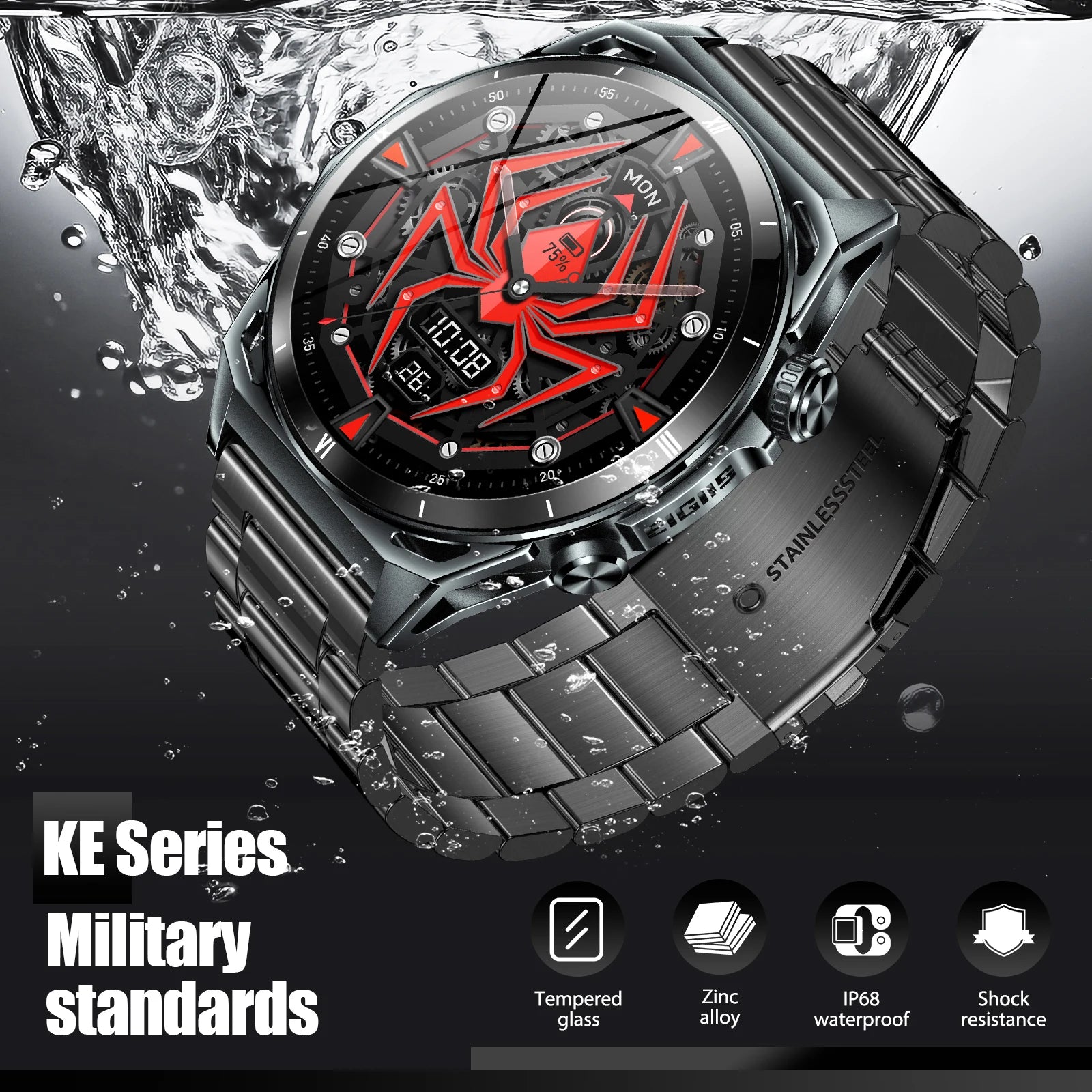 EIGIIS New Smart Watch KE6 1.43