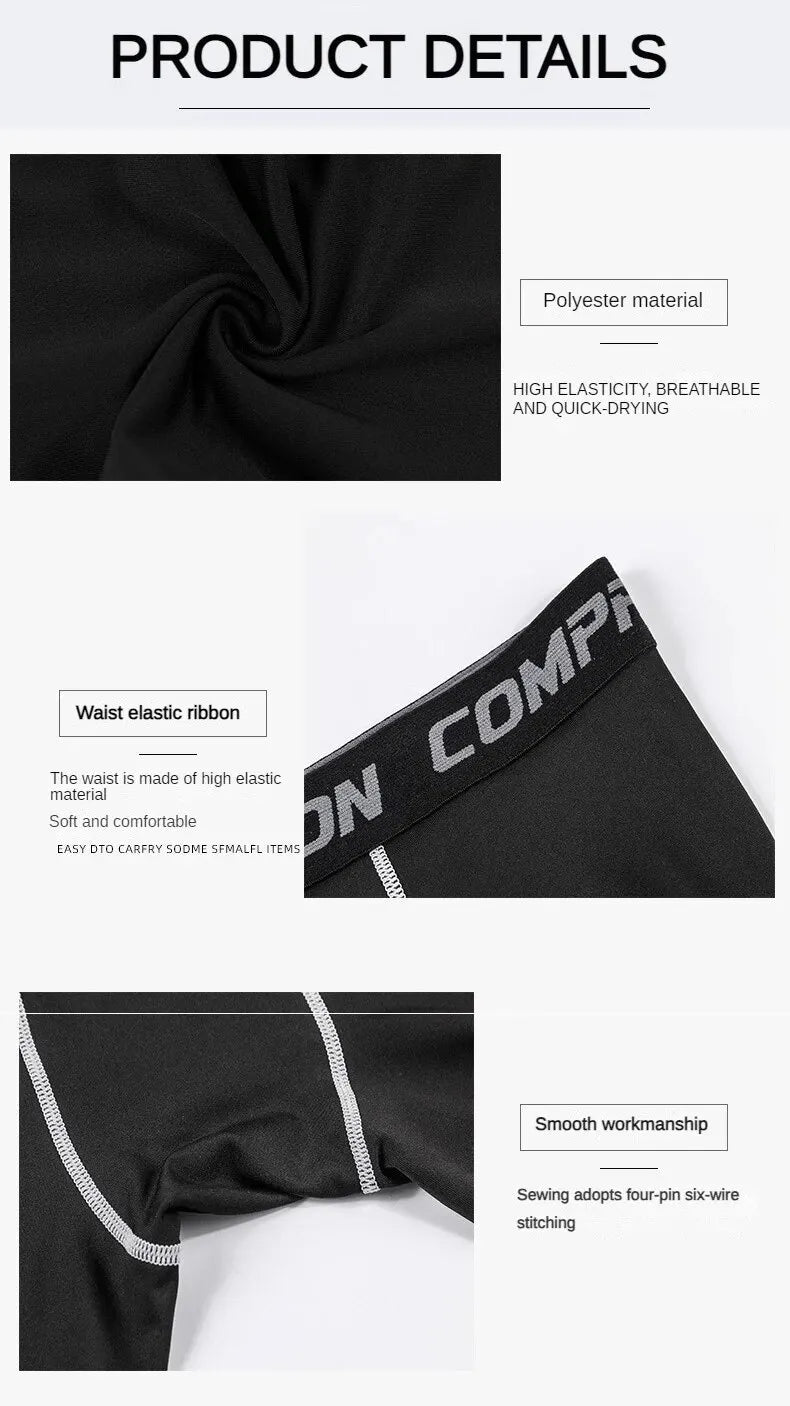 Men's Compression Sports Leggings & Shorts