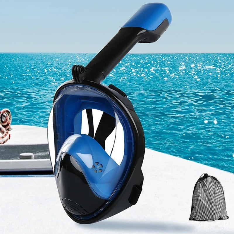 Underwater Anti-Fog Full Face Snorkeling and Diving Mask for Adults and Kids