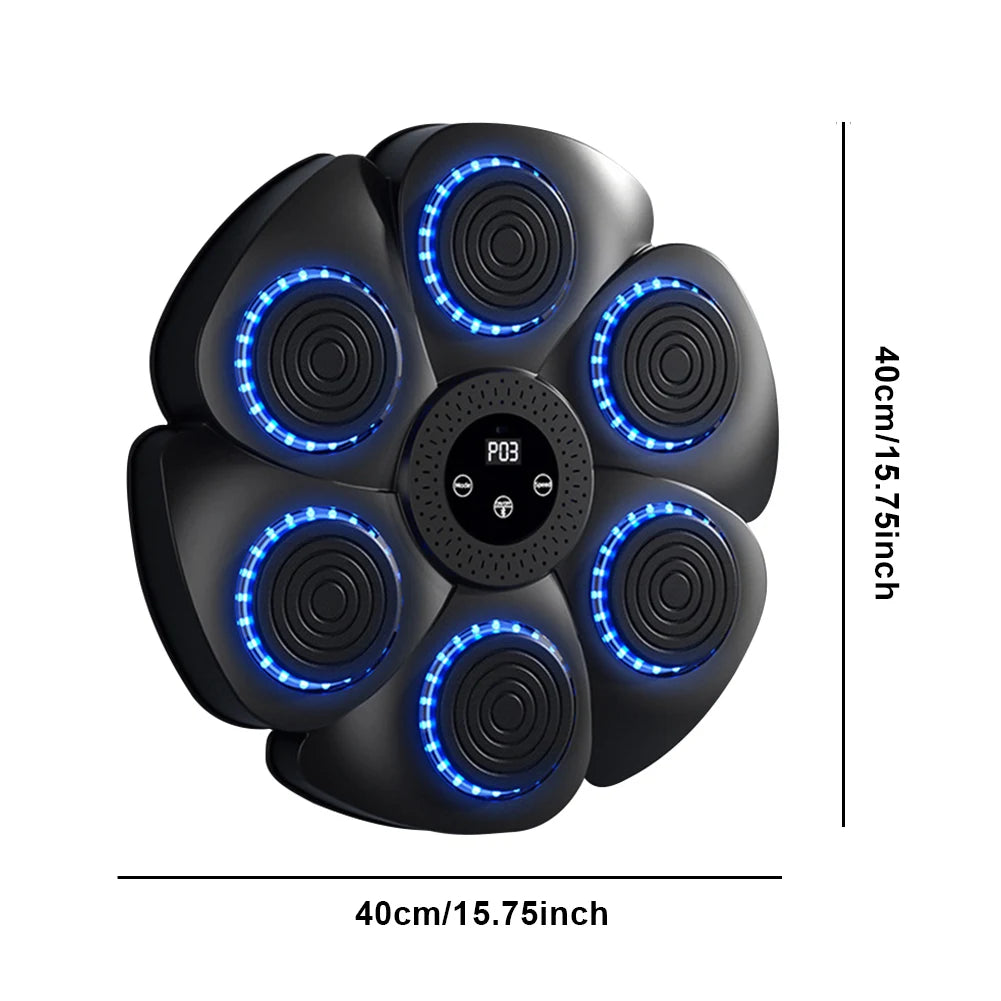 Music Boxing Machine – Adjustable Smart Bluetooth Boxing Wall Target